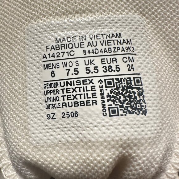 ❤️Converse Run Star Hike Platform Color Pop Sz 7.5 Women's Shoes White A14271C❤️ - Picture 9 of 12